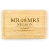 Hampers and Gifts to the UK - Send the Mr and Mrs Rectangle Chopping Board